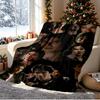 Damon Salvatore Muster Decke für Heimdekoration, Bett, Sofa, Auto Reisen, Camping, Geeignet für Alle Jahreszeiten, Geburtstags Weihnachtsgeschenk