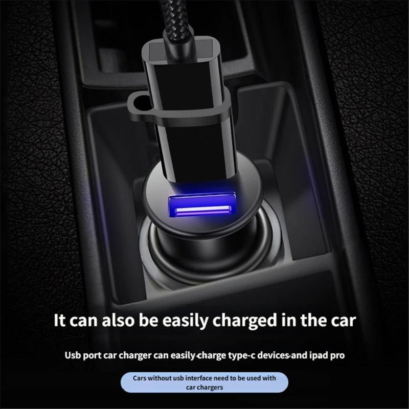 USB C Female To USB3.0 Male Adapter Fast Charging 5Gbps Data Multifunctional USB OTG Converters With AntiLoss Strap