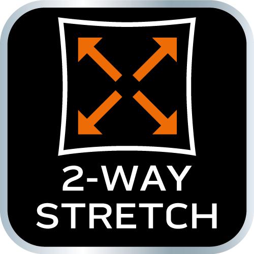 OUTDOOR work trousers, 2-way stretch, gray, size XL