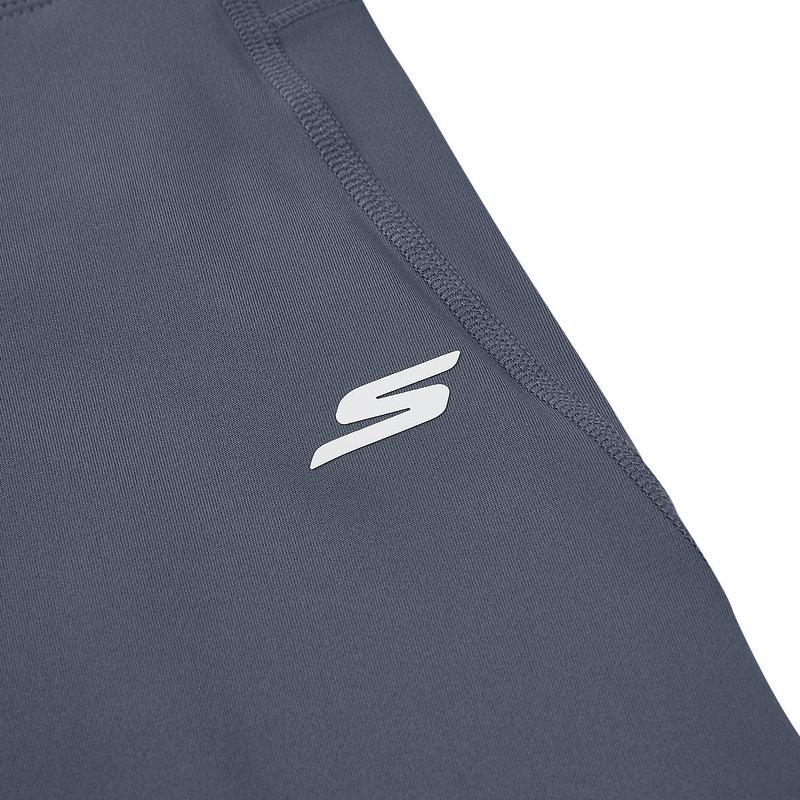 Skechers Comfort Sports Series Tight Simple Casual Sports Pants Women bottoms Dark-Gray P324W020-02GB