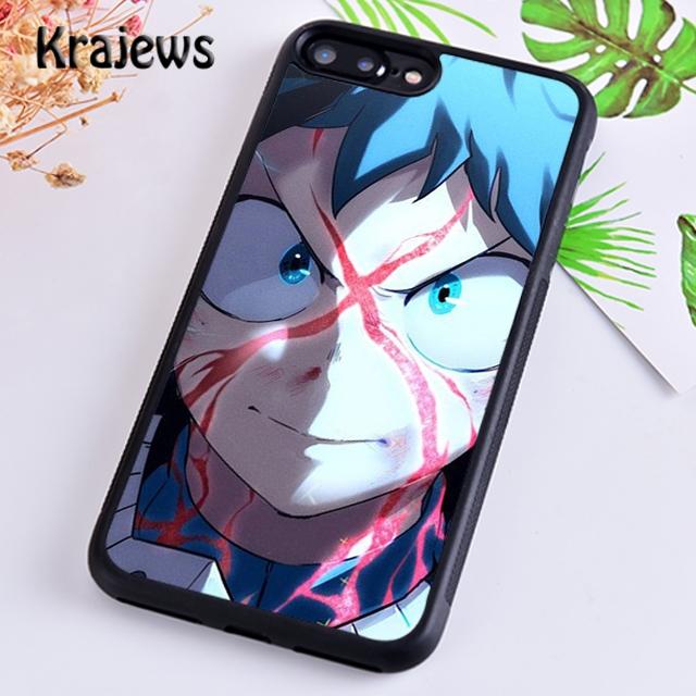 Krajews Boku No Hero Academia Midoriya Izuku Phone Case Cover For iPhone 14 5 6s 7 8 Plus XR XS 11 12 13 Pro Max Galaxy S21 S22