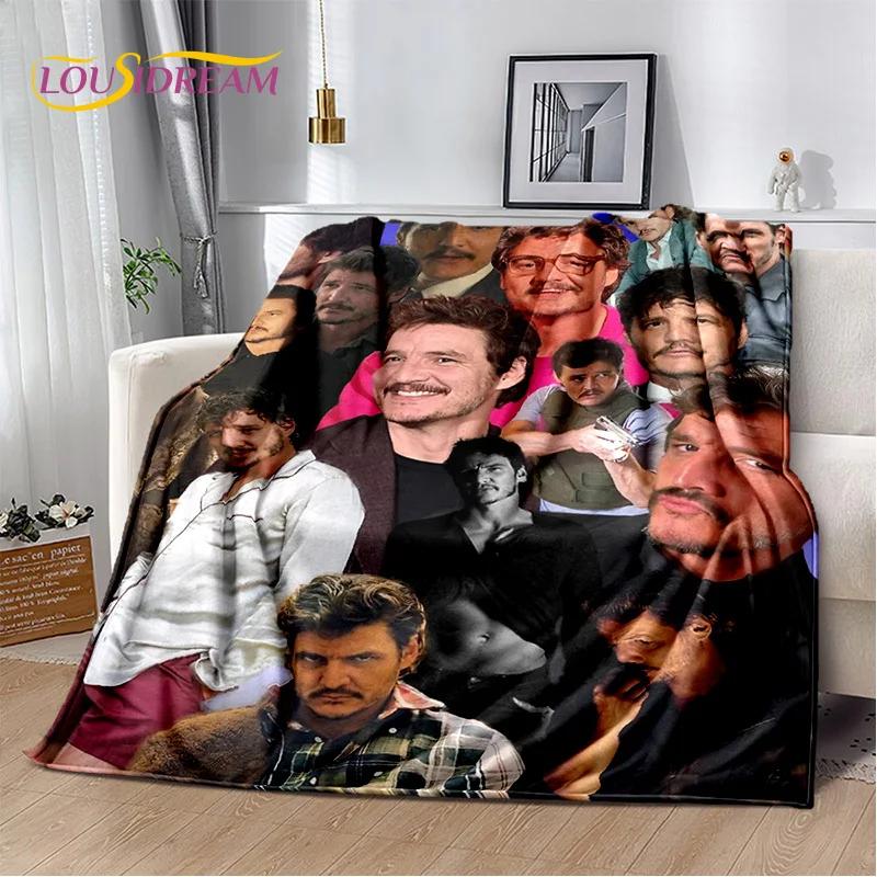 29 Style Pedro Pascal Funny Printing Blanket,Soft Throw Blanket for Home Bedroom Bed Sofa Picnic Travel Office Cover Gifts Kids