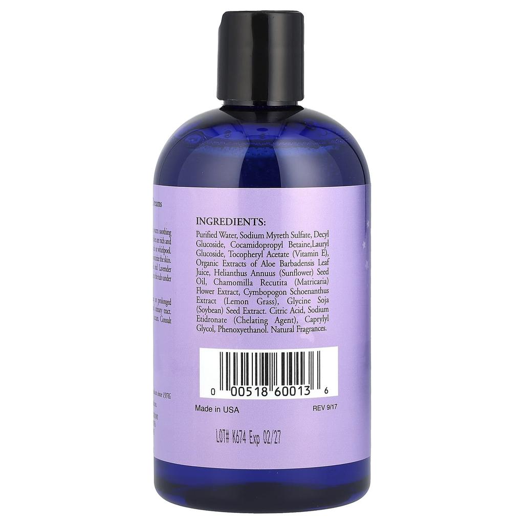 Bubble Bath for Kids, Relaxing Sweet Dreams, 360Ml(12Fl Oz)