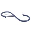1pcs Windproof S-hook Metal Hook Without Drilling, Bathroom Anti-drop Storage S-shaped Spring Buckle Anti-disengagement Hook