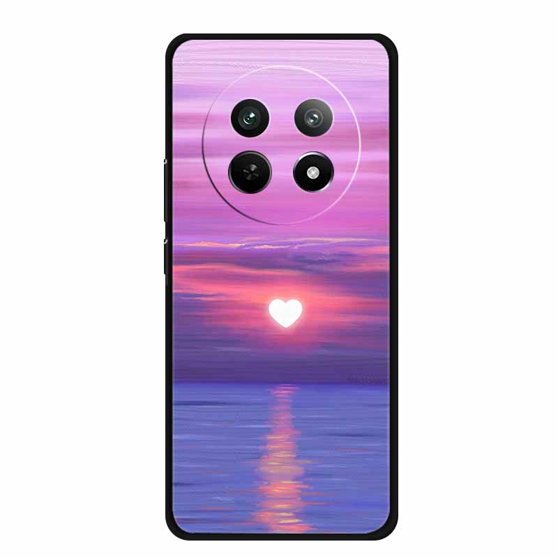 Phone Case For Realme 13 Pro Plus Case Protective Black Silicone Soft Coque For Realme13 Pro Plus Back Cover Case 13Pro Plus Bag
