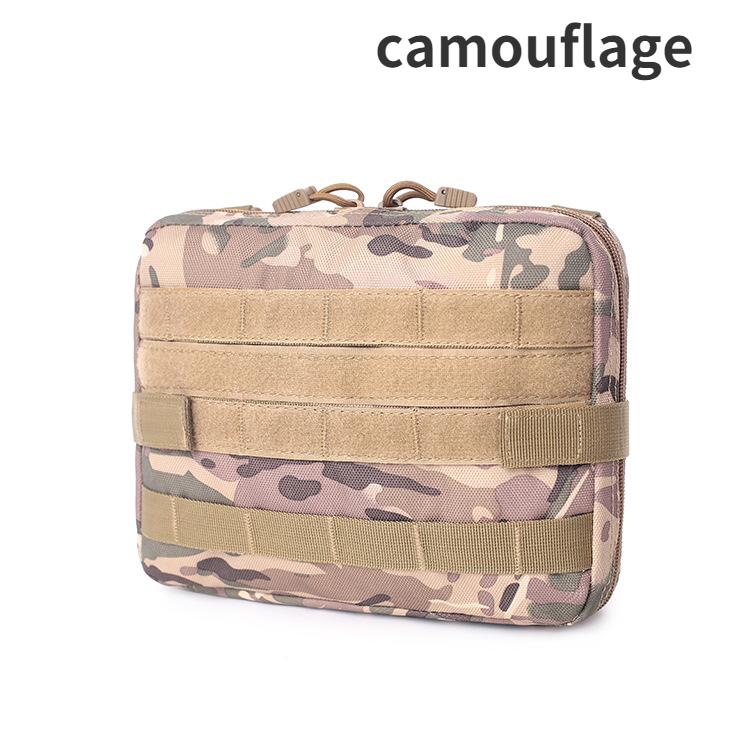 1pcs Multi-functional Portable Camouflage Tactical Waist Bag Outdoor Storage Bag Survival Bag