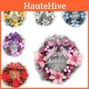 Luxurious Pvc Christmas Wreath For Front Door Elegant Xmas Party Garland Decor