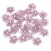  30Pcs Fabric Flower Artificial FlowerSewing Flower Applique for Clothing