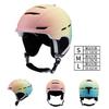 Integrated Molded Gradient Color Ski Helmet Adults Winter Sports Snowboarding Safety Headgear