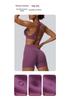 Women's Breathable Quick-Dry Halter Sports Bra with Chest Pads for Yoga and Fitness