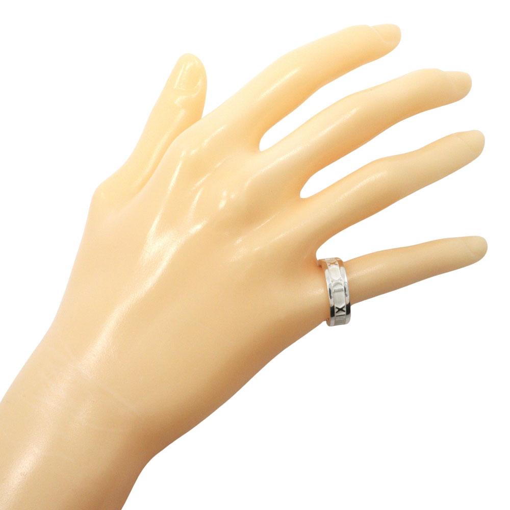 TIFFANY&Co. Atlas Ring Silver925 #6.0(US Size) 5.5g Women Used
