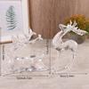 Christmas Deer Figurine Scandinavian Xmas Ornament Minimalist Holiday Decor