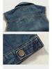 2025 Men’s Slim Fit Denim Vest - Korean Style Sleeveless Waistcoat for Spring & Autumn in Large Size