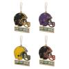 Wooden Money Holder Christmas Ornament Football Helmet Cash Gift Card Holder Sports Fan Gift for Men Players Coaches