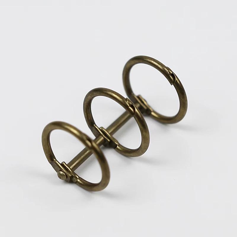 Universal Metal Binder Rings, 3-Hole & 6-Hole, for Calendars, Photo Albums, and DIY Projects