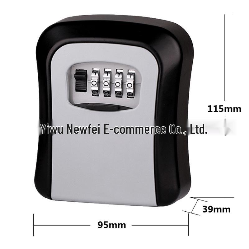 Wall-mounted Metal Key Box: Decorative Storage for Homestays