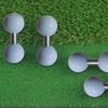 Golf Dual Ball Training Aid Practice Double with Tube Balance Putting Trainer Improvement Tool Accessories Men Dad Husband Gift Durable Accessory