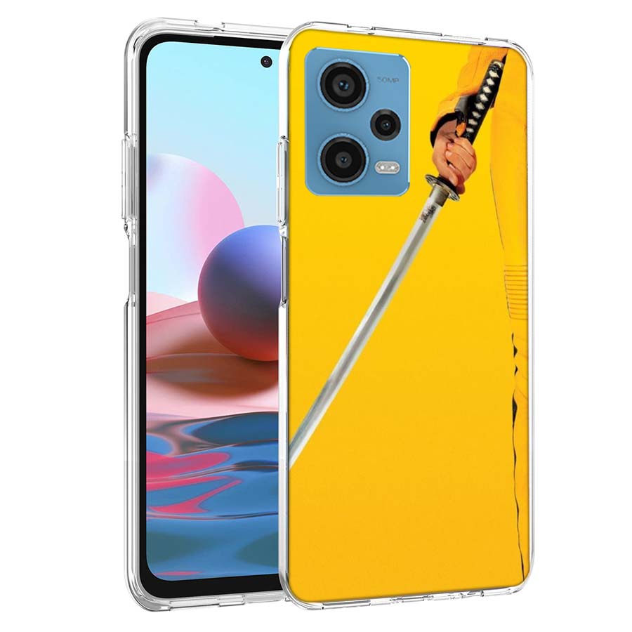 Kill Bill Handyhülle Für Redmi Note 13 12 14 15 Pro Plus 13R 11 11T 11E 11S 10 Pro 10S 9 9S Hülle Handy Klar TPU Capa Cases Shoc