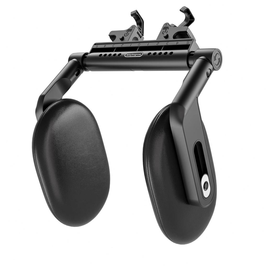 Triaxiale Verbindung Doppelhaken Multifunktionales Autokissen Memory-Schaum Seitenschläfer Kopfstütze Auto Nackenkissen Schlafkopfstütze