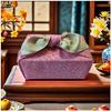 Furoshiki reversible samekomon cherry blossom chirimen double-sided dyeing four-sided sewing 70cm two widths bento wrapping gift bottle kimono bag eco