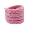 Kurokin Süße Girly Doppellagige 1,5 cm Plüsch-Schnürsenkel für Freizeit- & Skateschuhe