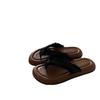 French Fairy Style Flat Bottom Pinch Flip-flops Female Summer Wear 2025 New Casual Cool Slippers Beach Sandals