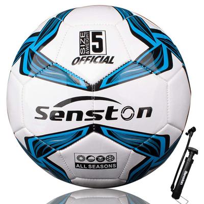 Senston Soccer Ball Size 5 for Adults and Training Ball for Match Soccer and Pump Youths,