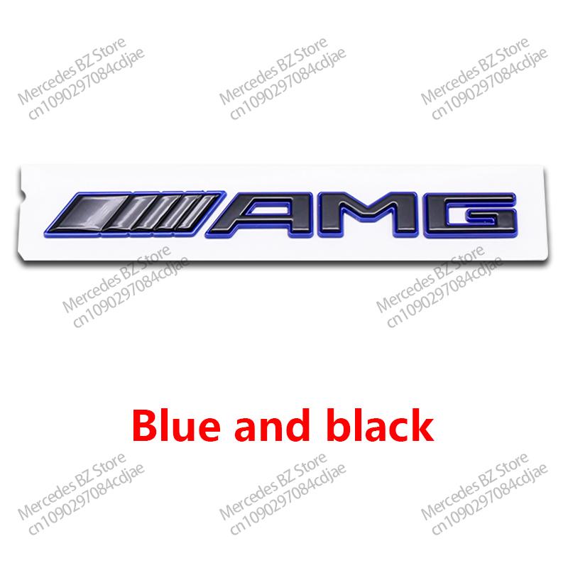 AABHA1 New 3D ABS AMG Letter Badge Car Rear Trunk Emblem Sticker Decoration for Mercedes Benz W204 W205 W203 W211 W212 W213 W201 W210