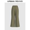 UR 2024 Winter Women's High-Waist Wide-Leg Cargo Pants