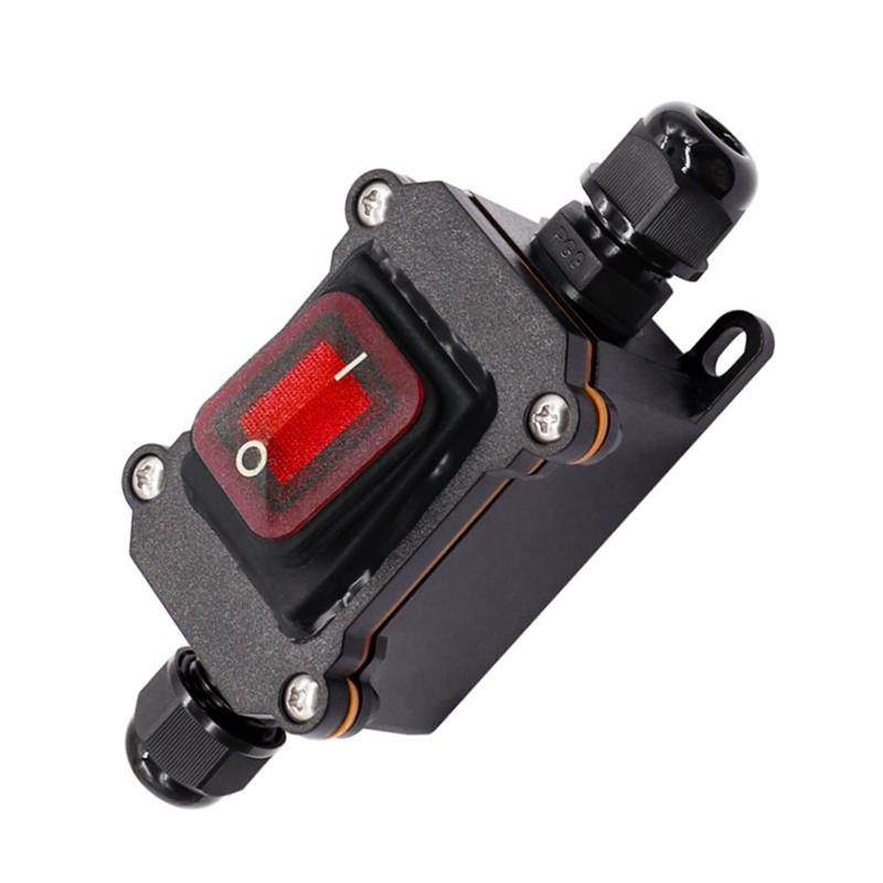 Trendy! IP67 Waterproof Inline Switch 12V DC 20A High Current Power Waterproof Switch
