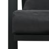 4 Piece Outdoor Lounge Set with Cushions Aluminum Dark Gray