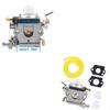 Professional Carburetor Replacement Bundle For 20-50cc Outdoor Power Equipment Maintenance