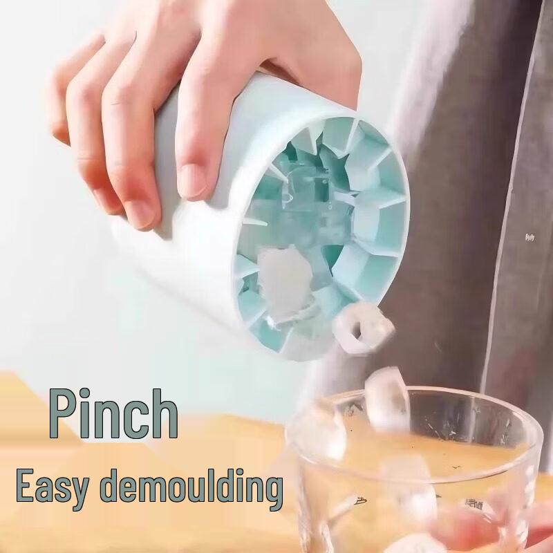 Soft Silicone Ice Cube Maker & Storage Bucket
