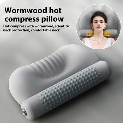 Versão Melhorada Popular Almofada Cervical de Compressão Quente de Artemísia para Aquecimento e Cilindro Protegendo a Coluna Cervical e Auxiliando o Sono