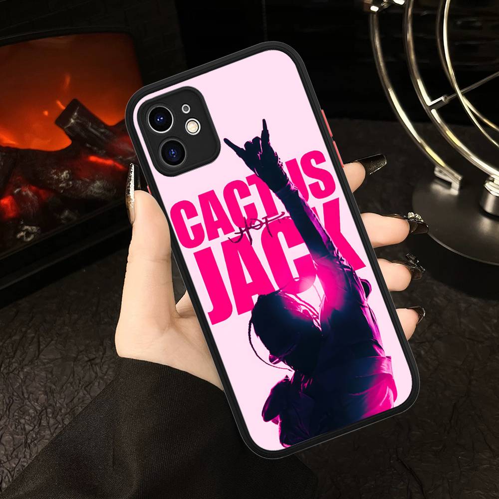

Luxury Travis Scott Cactus Jack For IPhone 16 15 14 Plus 13 12 11 Pro Max X XS MAX Matte Color Aesthetic Phone Cover iphone 16 pro