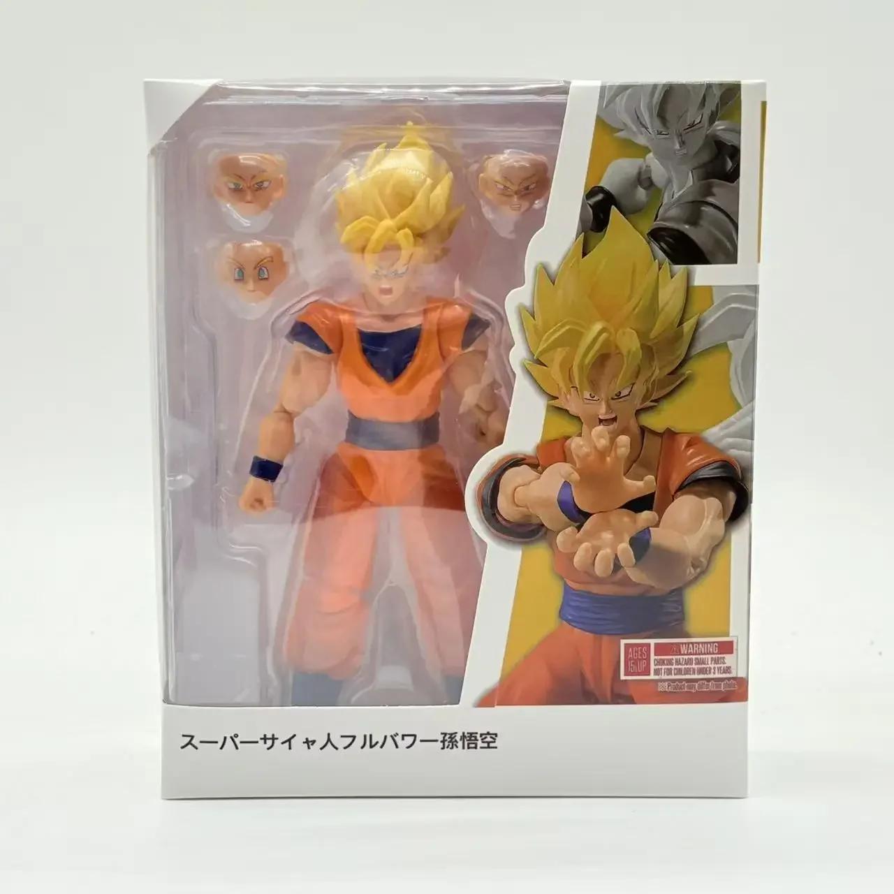 

Dragon Ball Goku Vegeta Action Figure Super Saiyan Gogeta Dbz Figurine Collection Model Toys Kids Gifts SHF PVC for Round Sensory Compression Bouncy