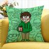 EEddsworld Edd Tom Matt Tord Round Various Sizes Square Pillow Case For Car Home Bedchamber Decor