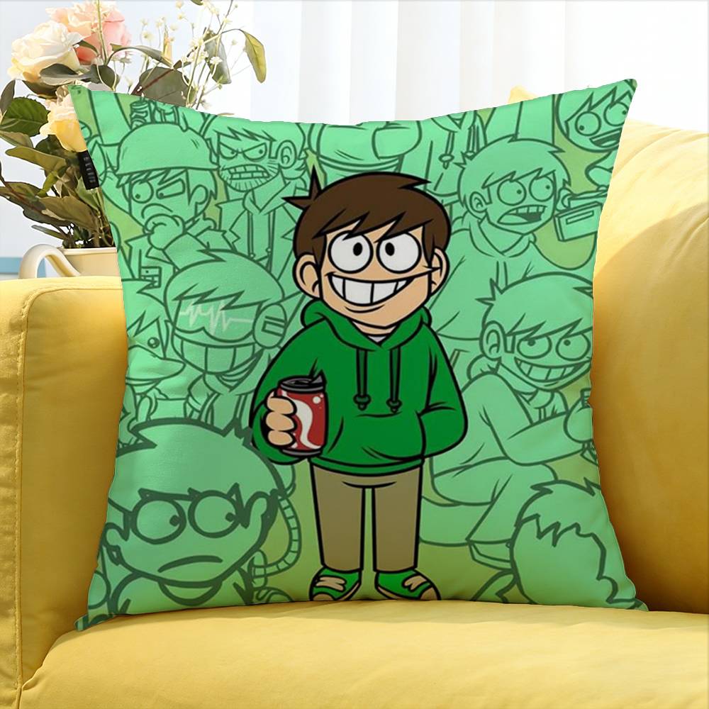 EEddsworld Edd Tom Matt Tord Round Various Sizes Square Pillow Case For Car Home Bedchamber Decor
