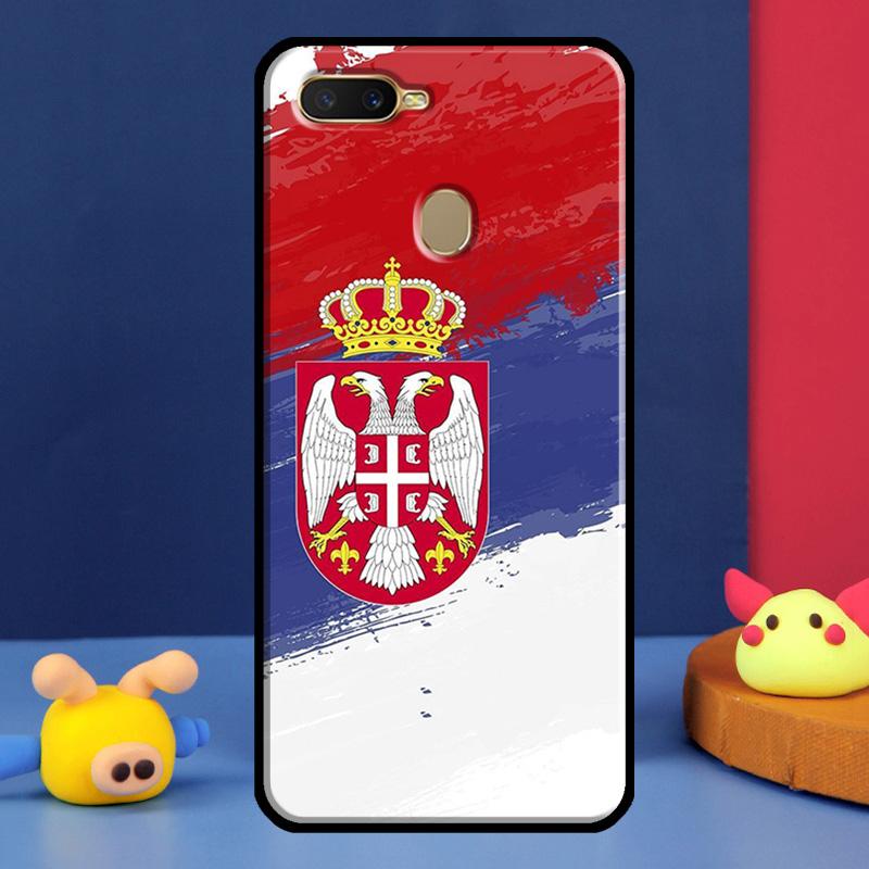 

Flag of Serbia Serbian Case For Oppo A16 A76 A96 A58 A78 A98 A5 A9 A91 A15 A17 A77 A52 A72 A74 A94 A54S A57S Cover OPPO A76