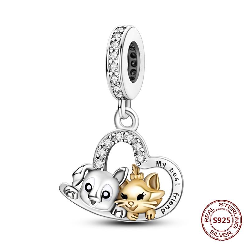 Chameleon Luminous Firefly Charm Fit  S925 Original Bracelets Butterfly S925 Silver Beads For DIY Jewelry Birthday Gift