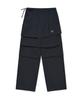 WACKY WILLY Women'S Skirt Layered Pants Charcoal