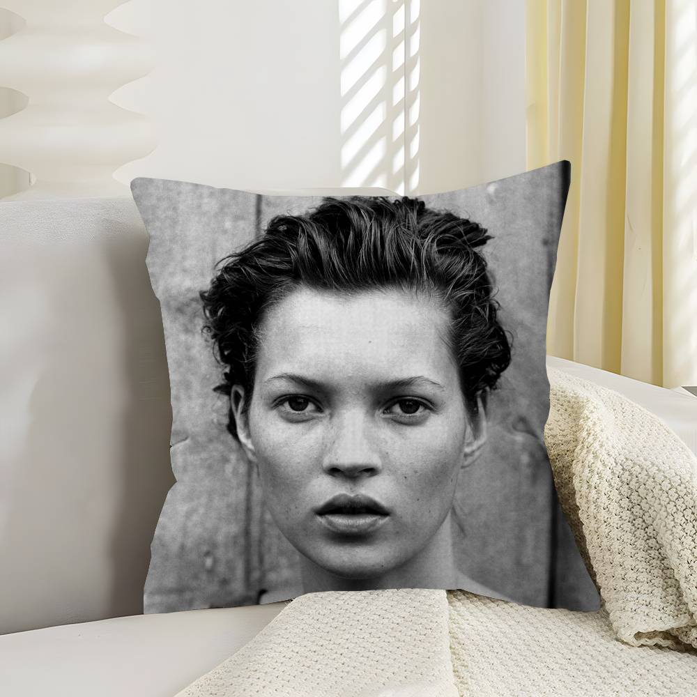 Kate Moss Model Cushion Cover Polyester Sofa Cushions Decorative Throw Pillows Home Decoration Pillowcover