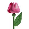 Tulip Wind Spinner Garden Decor Windmill Flower Outdoor Pinwheel Tulip with Spike for Yard Garden Flower Beds