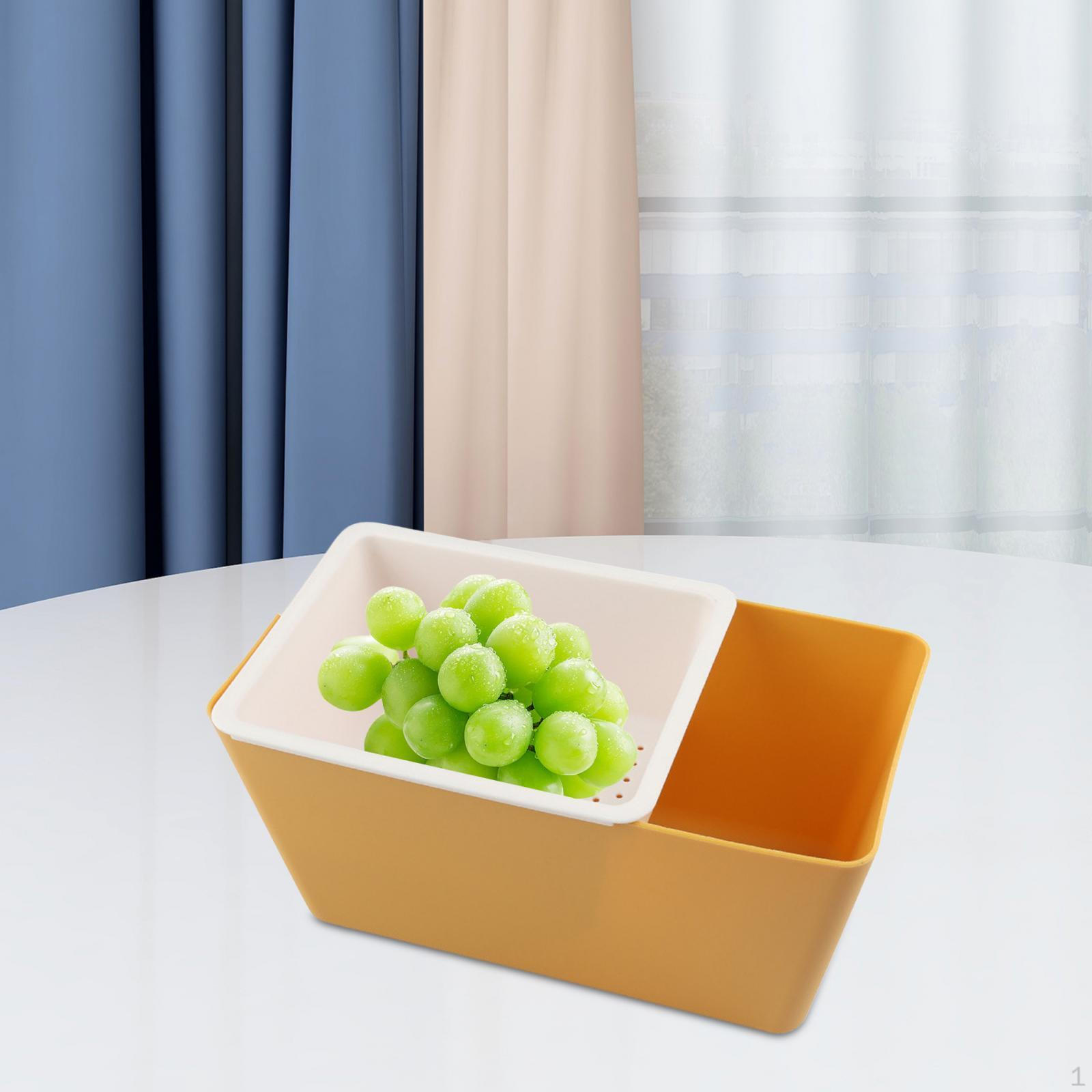 Food Storage Organizer Creative Dried Fruit Plate Double Layer for Living Room Dining Table
