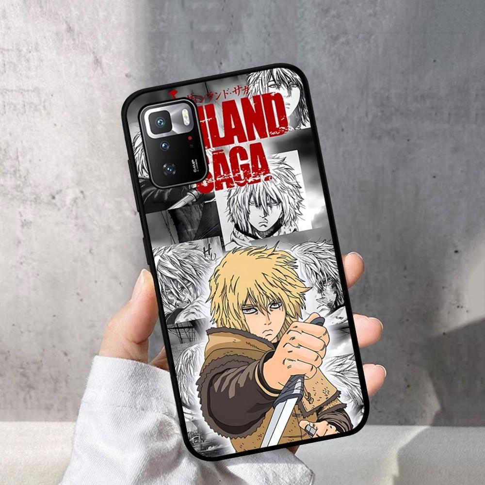 V-Vinland Saga Anime Phone Case For Redmi Note 4 X 5 A 6 7 8 T 9 9S 10 11 11S 11Epro Poco M3 Pro