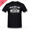Vintage Funny Made in 1974 All Original Parts T Shirt Graphic Streetwear Short Sleeve Birthday Gifts Summer Cotton Tshirt Men