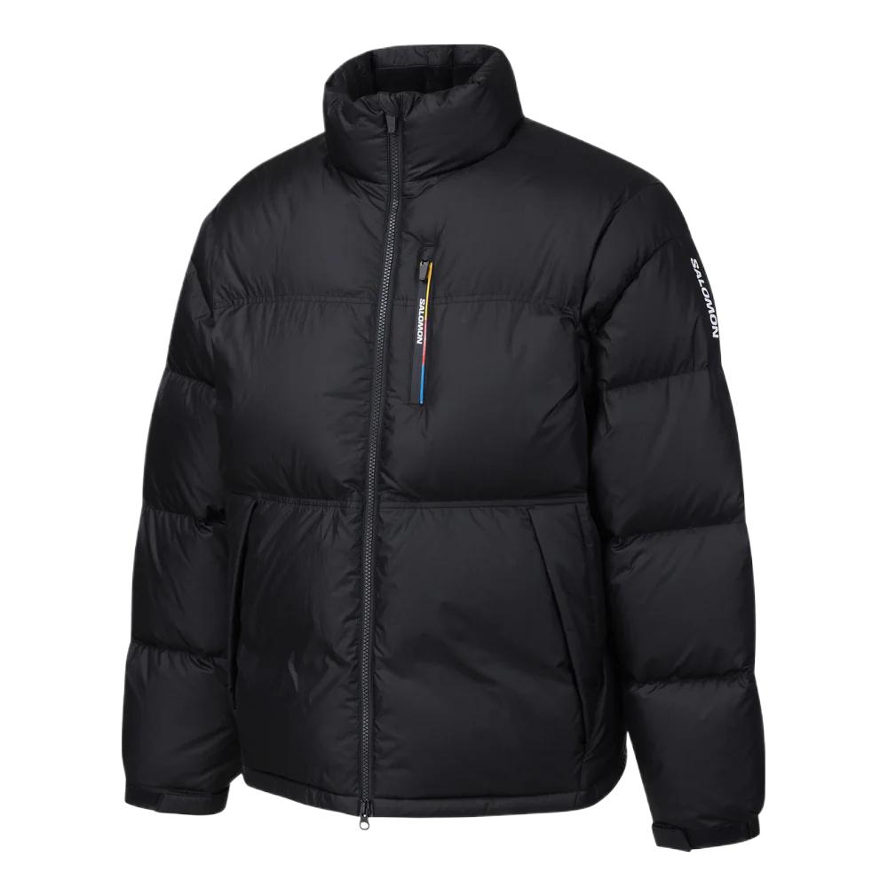 SALOMON Contour Down Jacket Men Outerwear Black C30031