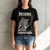 Vintage Black Cat Art Unisex 100 Cotton T Shirt Funny Animal Streetwear Summer Tops Y2k Clothes Oversized Tee