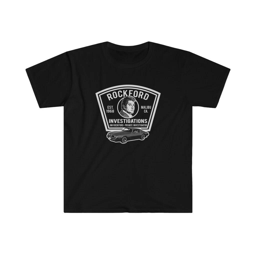 

Jim Rockford Private Investigator Darks Softstyle T-Shirt S