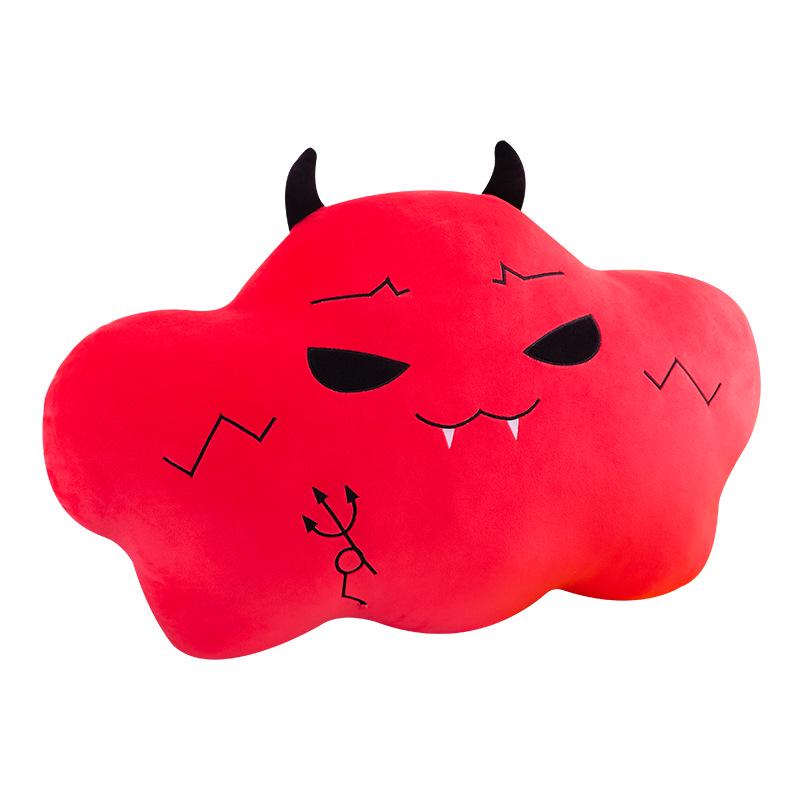 

Облачная плюшевая подушка: Домашняя спинка и подушка для сна в офисе - Креативная кукла 45cm, 0.5kg красный